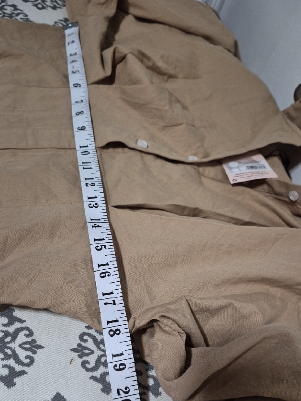 Missguided Beige Cropped Button-Up Shirt - Picture 7 of 7